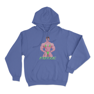 Fotze Unisex Hoodie Blue