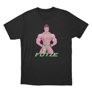 Fotze Unisex T Shirt Black