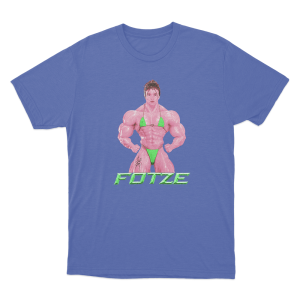 Fotze Unisex T Shirt Blue