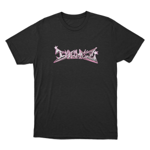 Ikkimel Graffiti Unisex T Shirt Black