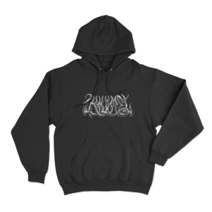 Ikkimel Metal Logo Unisex Hoodie Black