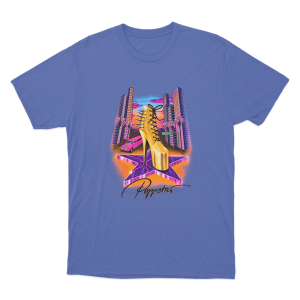 Ikkimel Poppstar Golden Boot Unisex T Shirt Blue