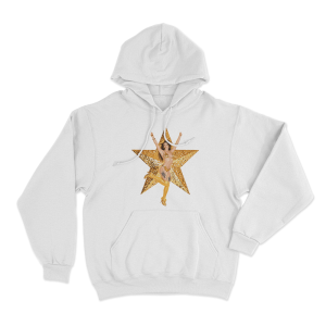 Ikkimel Portrait Unisex Hoodie White